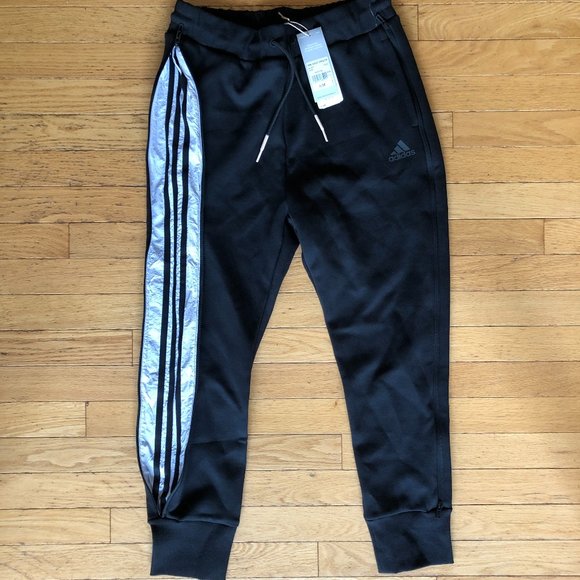 Brand New Women's Adidas WX KNIT Versatile Track Pants With Side Zippered Panels - Picture 9 of 16
